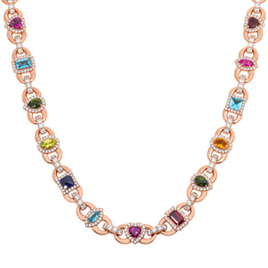 Lerongé Multi-Gemdiamond necklace