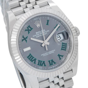 Rolex Datejust 41MM Wimbledon Dial with Jubilee Bracelet