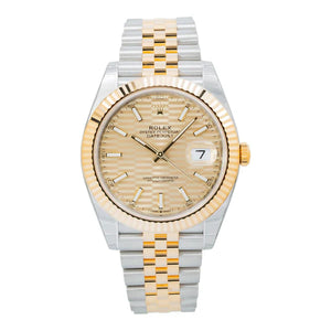 Rolex Datejust 41MM Champagne Dial with Jubilee Bracelet