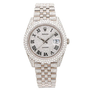 Rolex Datejust 41MM Diamond Dial Jubilee Diamond Bracelet