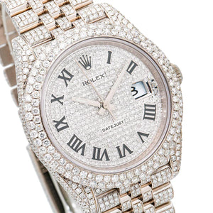 Rolex Datejust 41MM Diamond Dial Jubilee Diamond Bracelet