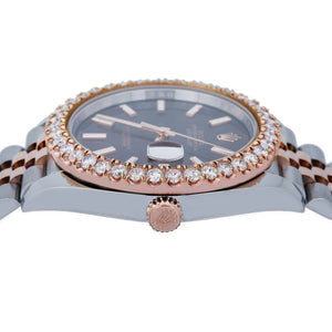 Rolex datejust 41mm brown diamond dial