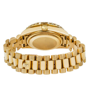 Rolex day-date 36mm orange diamond bezel and numerals