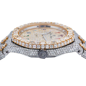 AUDEMARS PIGUET ROYAL OAK
15400ST 41MM YELLOW GOLD DIAMOND DIAL