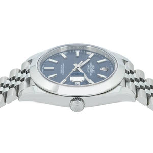 Rolex Datejust 41MM Blue Textured Dial Jubilee Bracelet