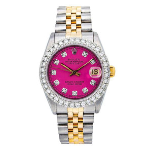Rolex Datejust 31MM Hot Pink Diamond Dial