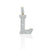 Diamond L Initial letter Pendant 1.62 ctw