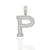 Diamond P Initial letter Pendant 2.2 ctw