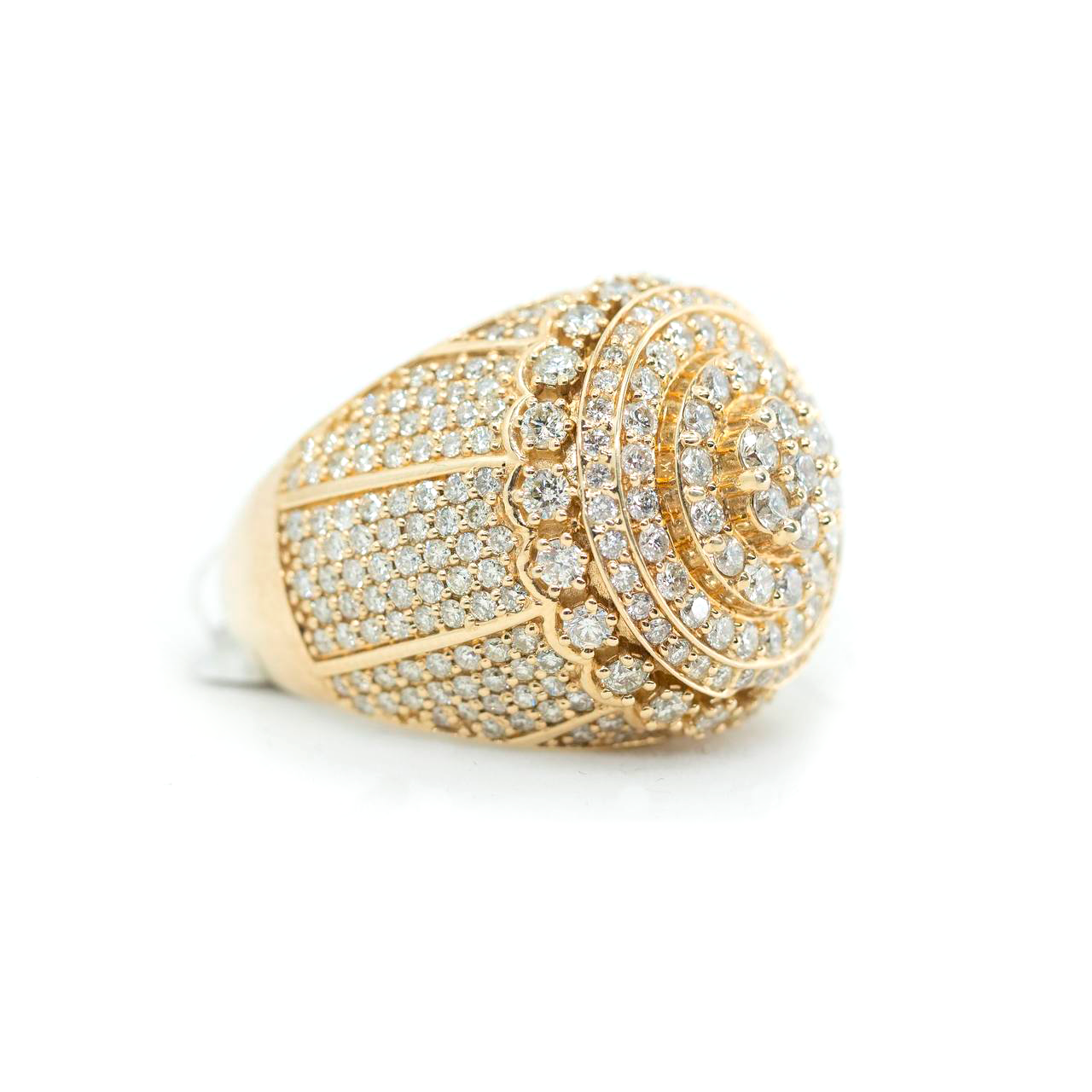 Diamond Dome pinky ring 5.79 ctw