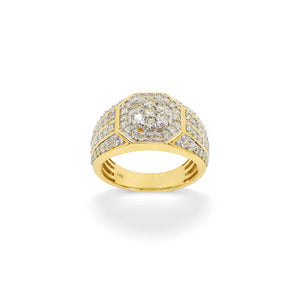 Diamond Octagon Pinky Ring 2.2 ctw