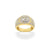 Diamond Octagon Pinky Ring 2.2 ctw