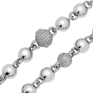 Diamond Disco Ball Chain 9.9 ctw