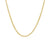 14k 3mm Solid Gold Cuban Link