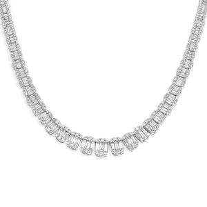 Diamond Baguette Jumbo Chain 26.5 ctw