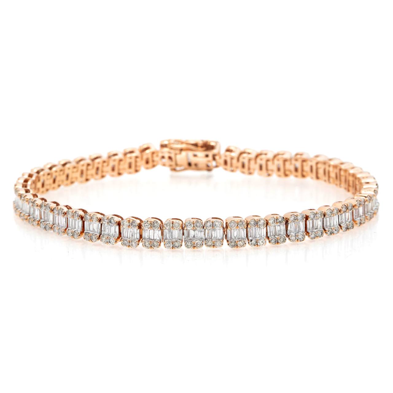 Diamond Luxé Baguette Bracelet 4.4 ctw