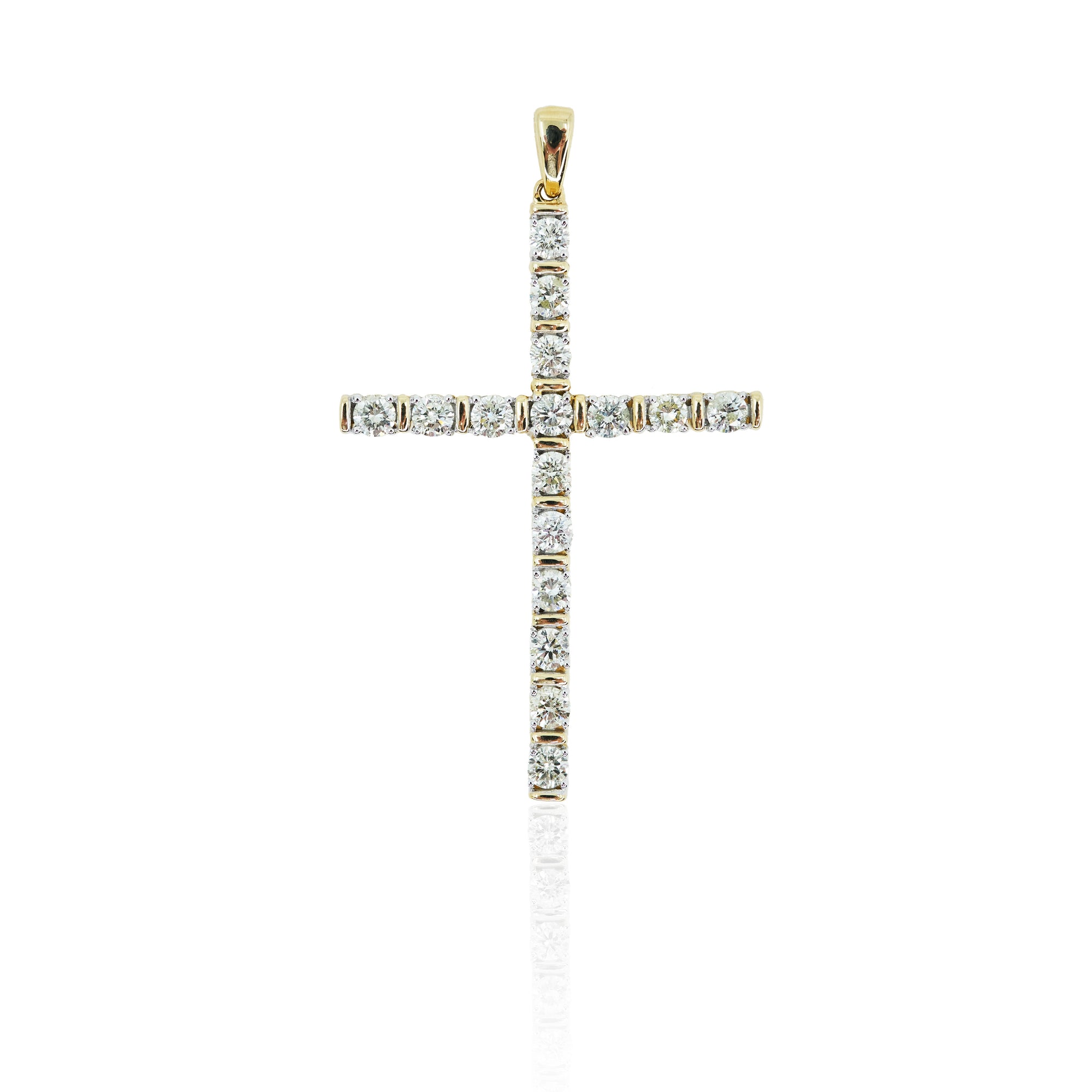  Diamond Saint Joseph Cross 1.01 ctw