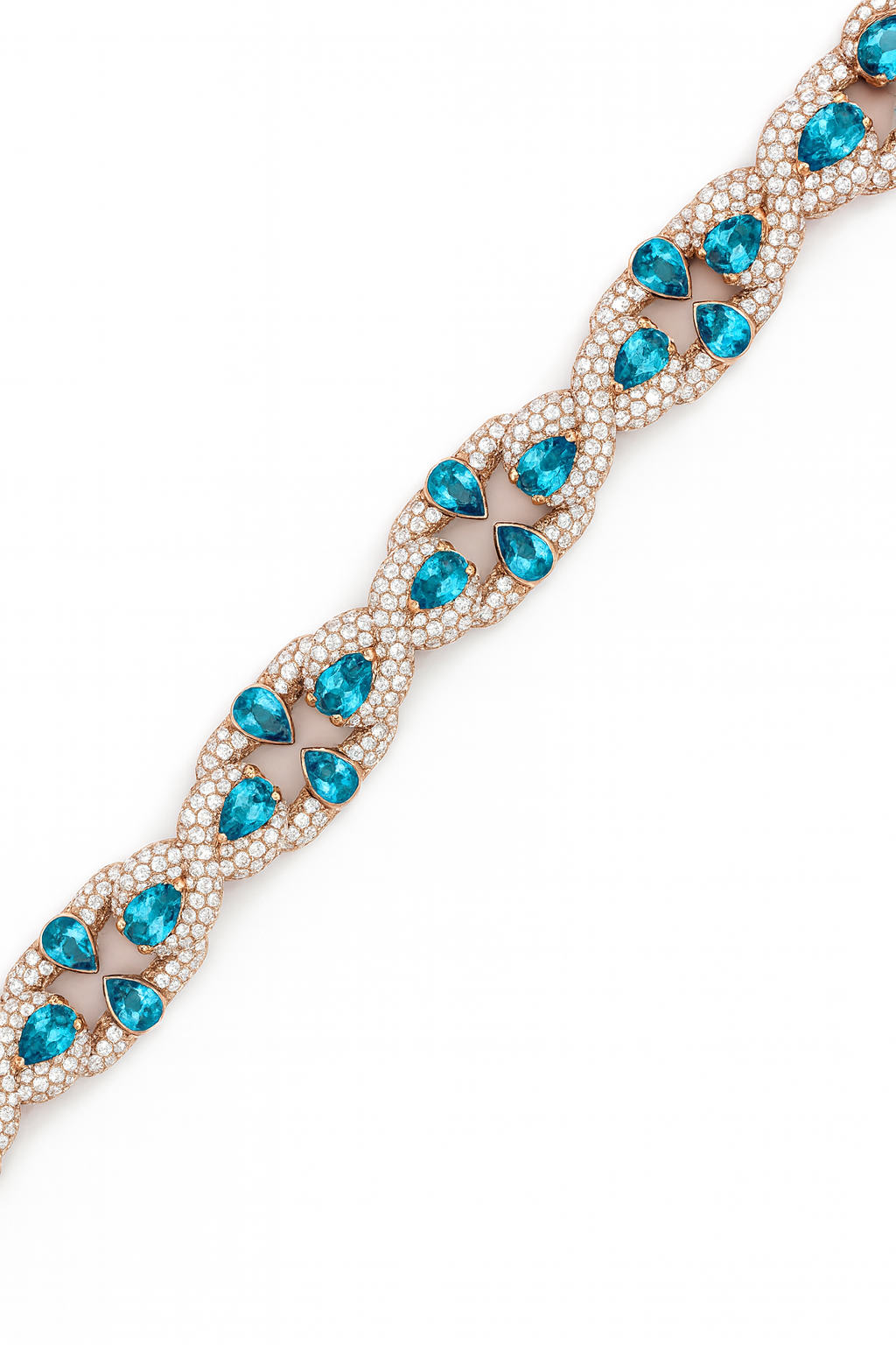 LeRongé Atlas Diamond and Blue sapphire bracelet
