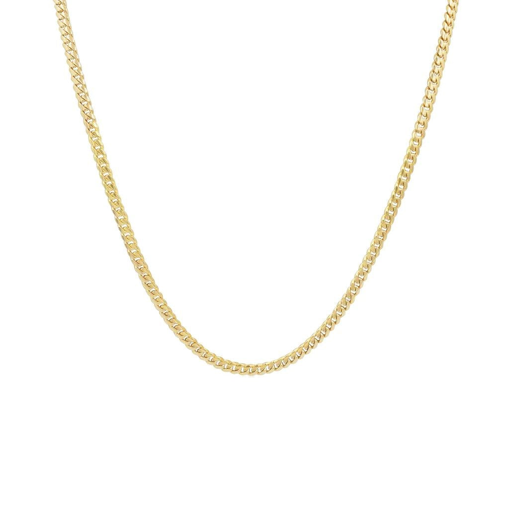 10k 5mm Solid Gold Cuban Link