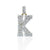 Diamond K Initial letter Pendant 2.13 ctw