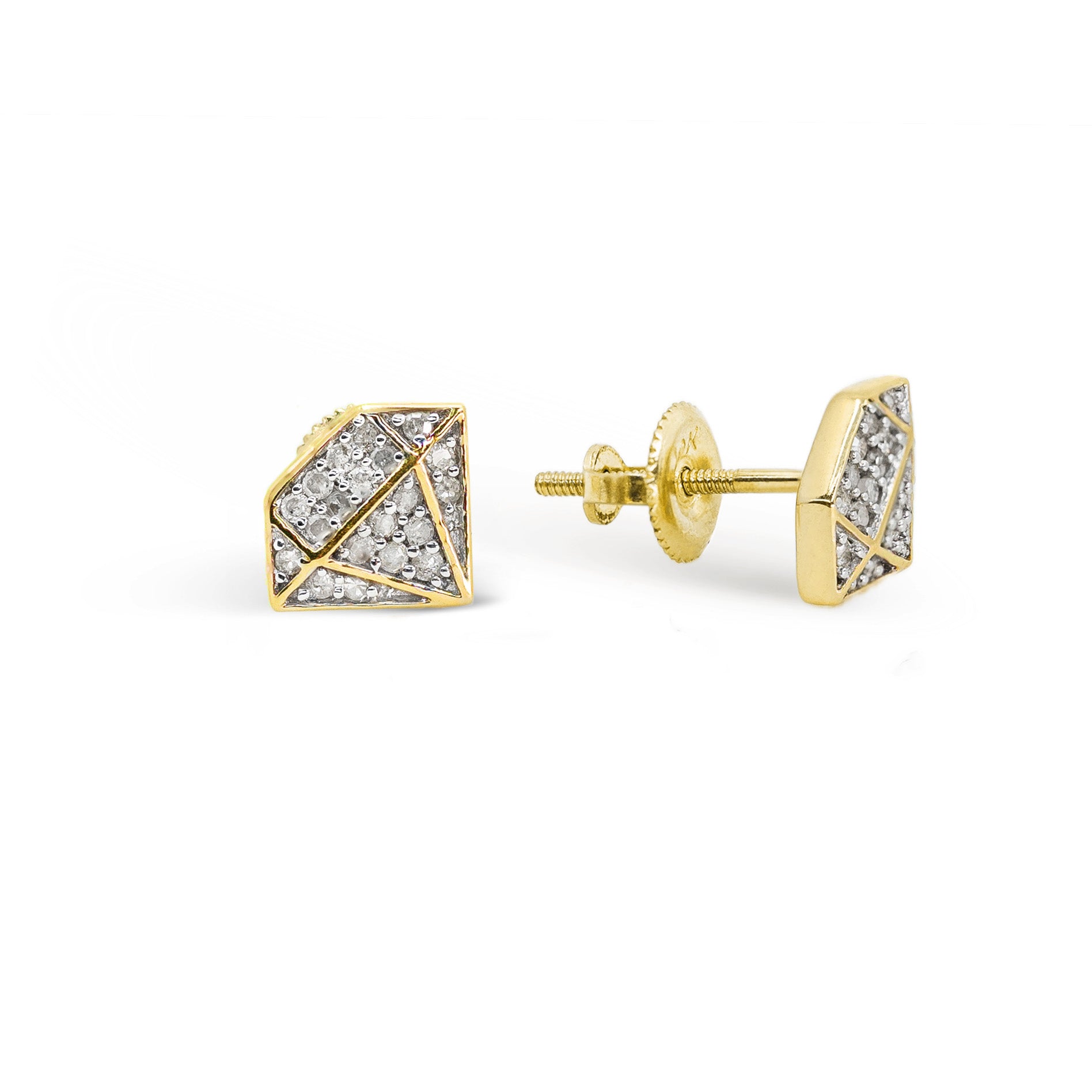 Diamond Diamanté Earrings 0.15 ctw