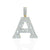 Diamond A Letter Pendant 2.01 ctw