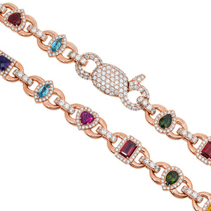 Lerongé Multi-Gemdiamond necklace