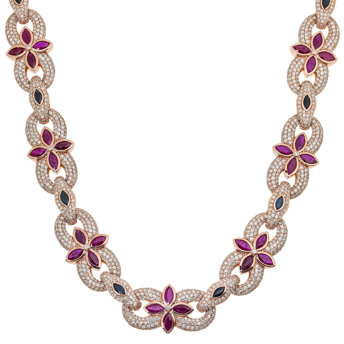 Leronge red star necklace