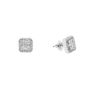 LeRongé Diamond assécher cluster stud earrings