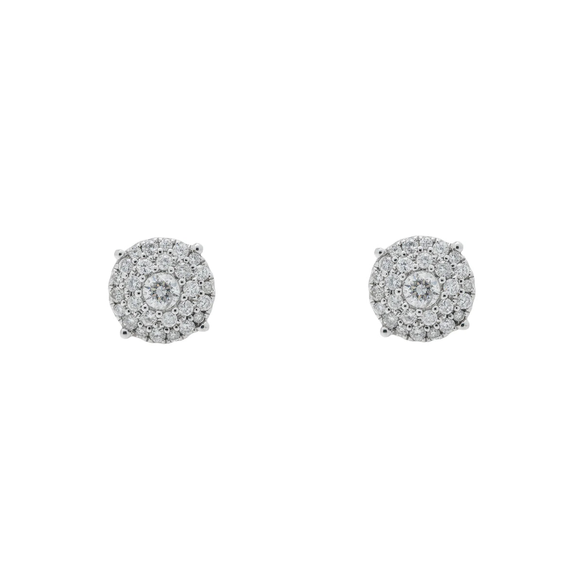 LeRongé multi-row Diamond studs