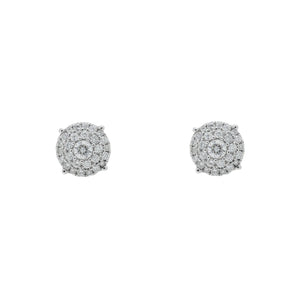 LeRongé multi-row Diamond studs