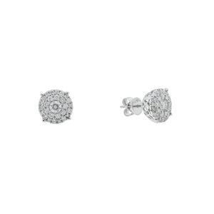 LeRongé multi-row Diamond studs