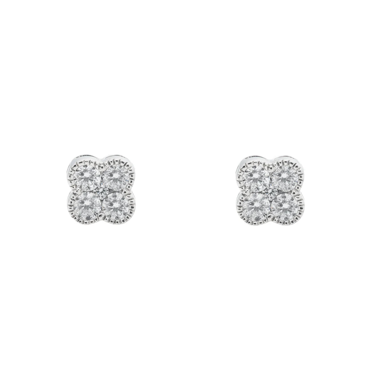 LeRongé carré Diamond earrings