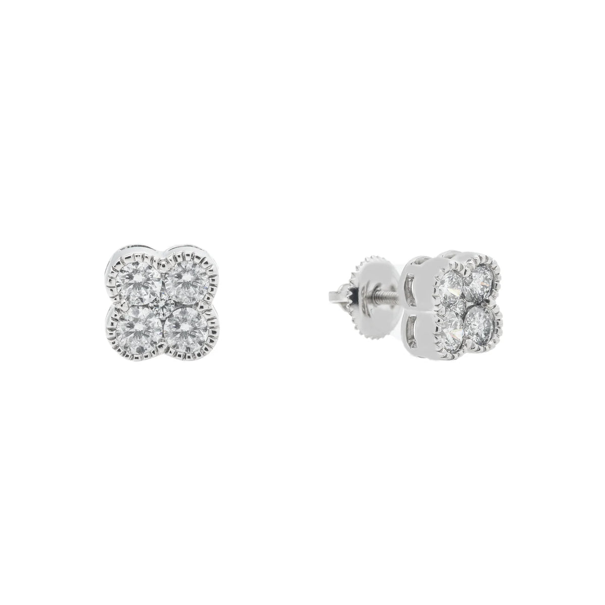 LeRongé carré Diamond earrings