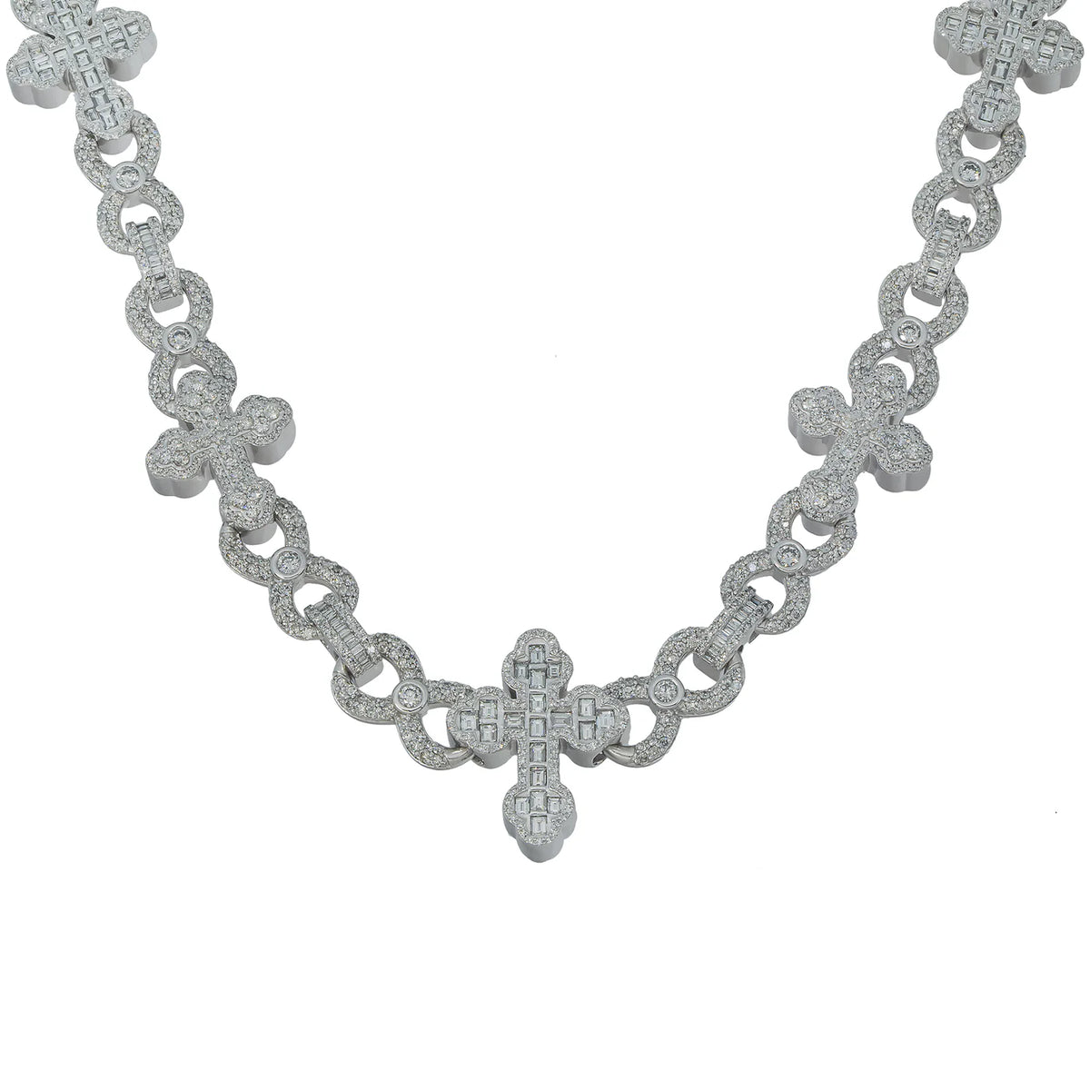LeRongé Diamond Cross Link Chain