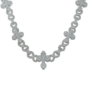 LeRongé Diamond Cross Link Chain