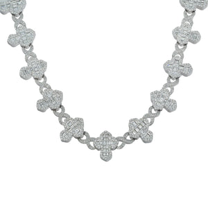 LeRongé Diamond Cross Pattern Chain