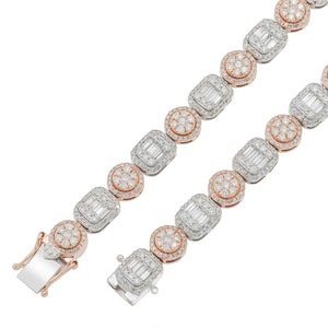 LeRongé Two-Tone Diamond Link Chain
