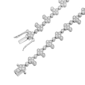 LeRongé Diamond Cross Link Necklace