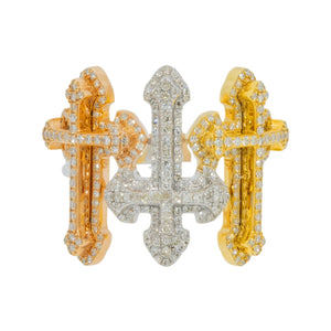 LeRongé holy trinity cross ring