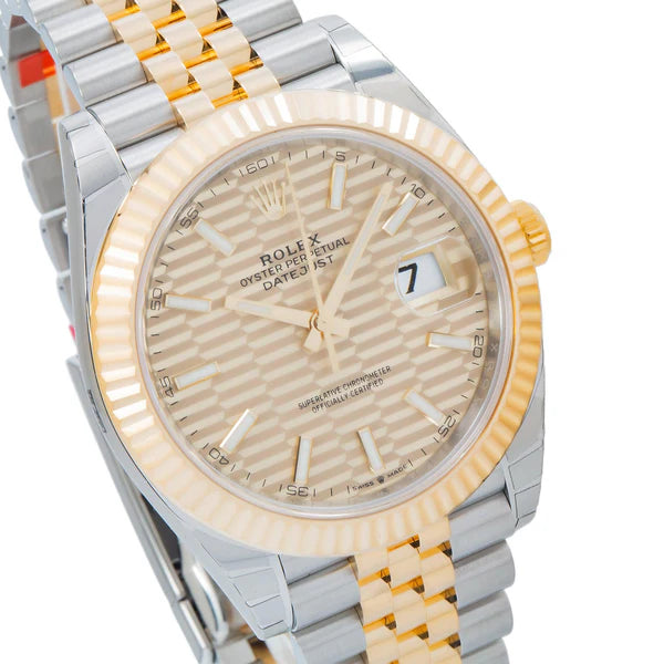 Rolex Datejust 41MM Champagne Dial with Jubilee Bracelet