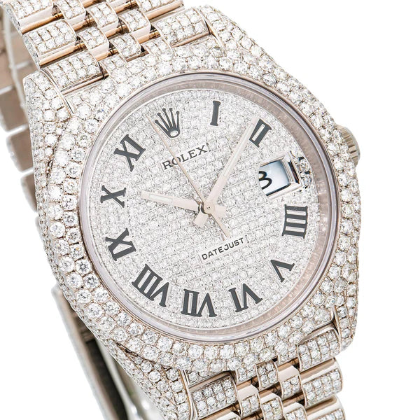 Rolex Datejust 41MM Diamond Dial Jubilee Diamond Bracelet
