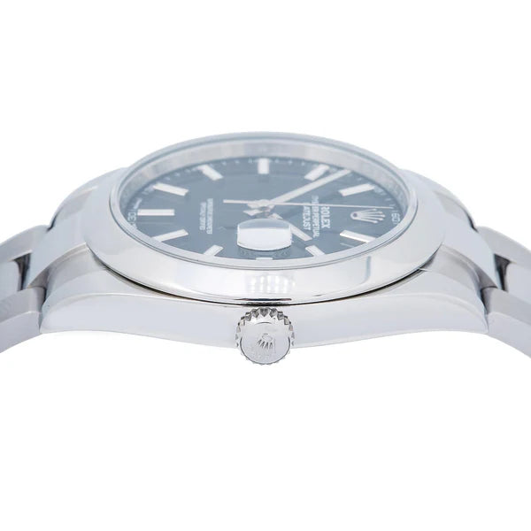 Rolex Datejust 41mm black dial oyster bracelet