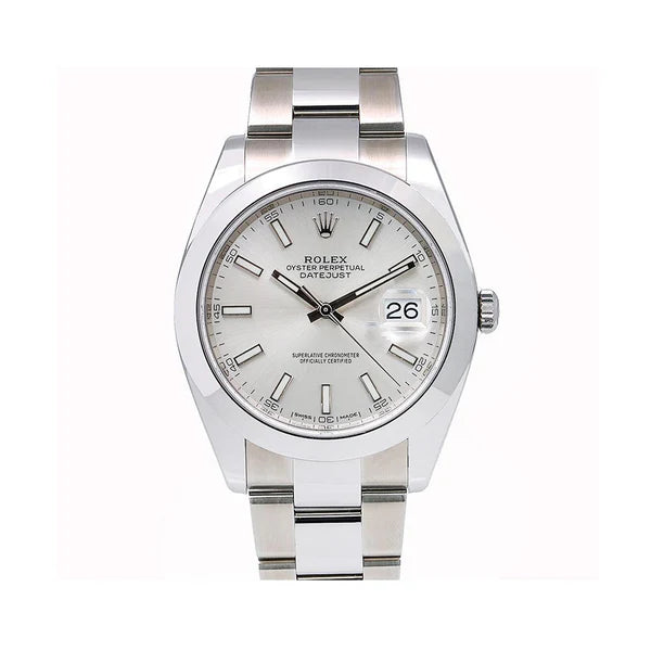 Rolex Datejust 41mm silver dial