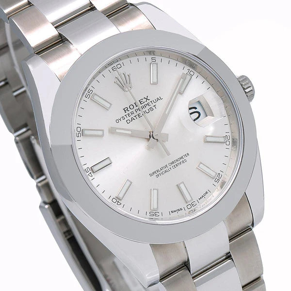 Rolex Datejust 41mm silver dial