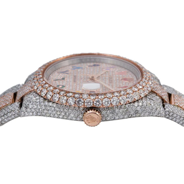 Rolex datejust 2 41mm champagne custom dial