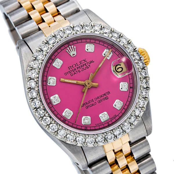 Rolex Datejust 31MM Hot Pink Diamond Dial