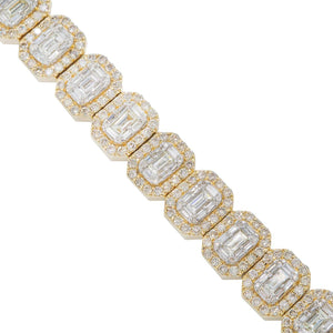 Diamond King Rois Baguette Bracelet 6.9 ctw