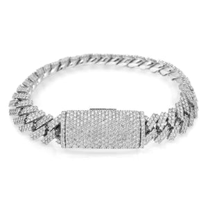 Diamond General Cuban Bracelet 12.7 ctw