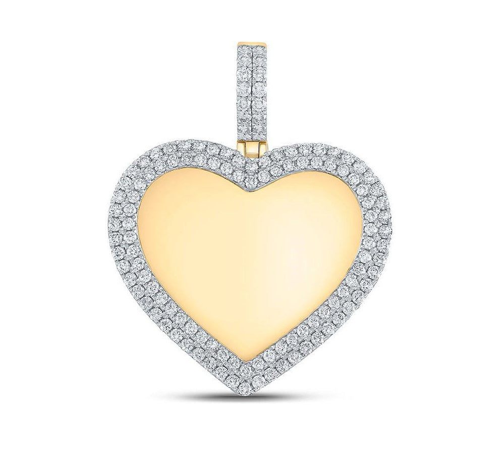 Diamond Amour Heart Memory Pendant Pendant 2.0 ctw