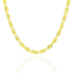 14k Solid Gold Rope Chain